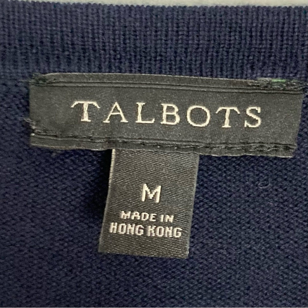 Talbots Charming Embroidered Cardigan Sweater Women’s Size M French Parisian - Picture 7 of 7